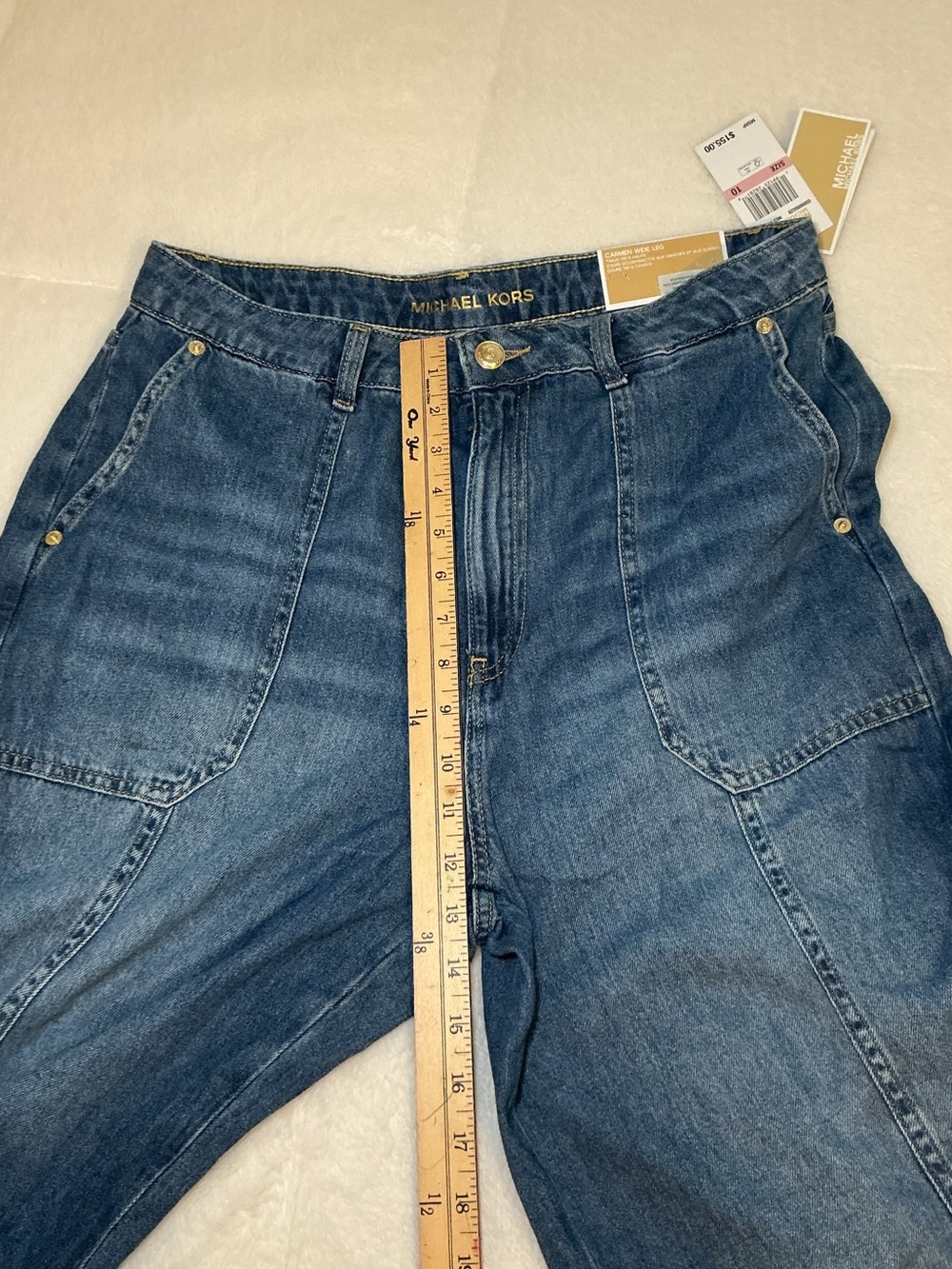 Michael Kors Blue Denim Jeans - Relaxed Fit - Picture 7 of 10